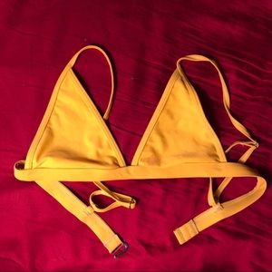 Yellow Bikini Top